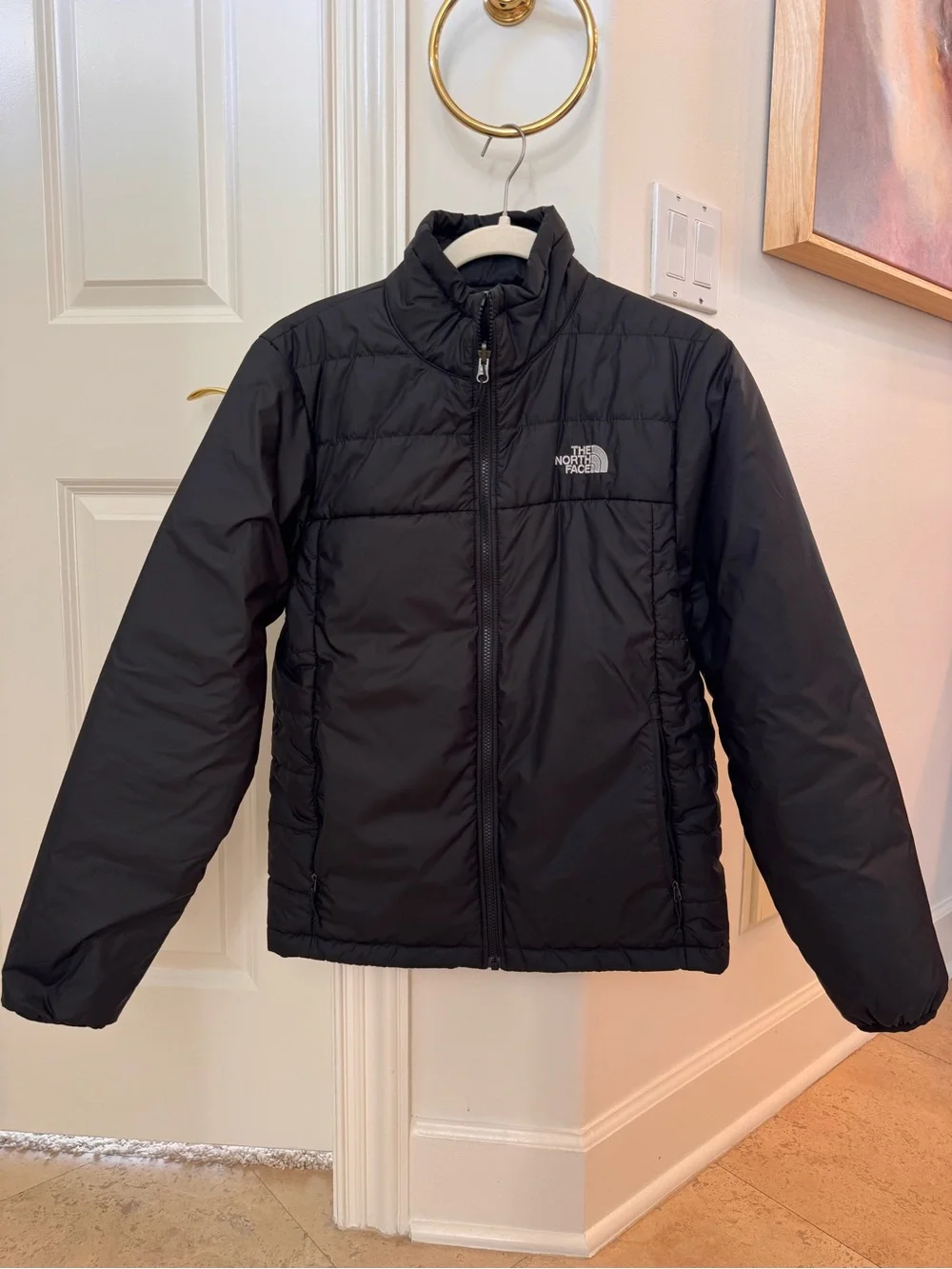 The North Face Men's Black Hooded Insulated Puffer Jacket